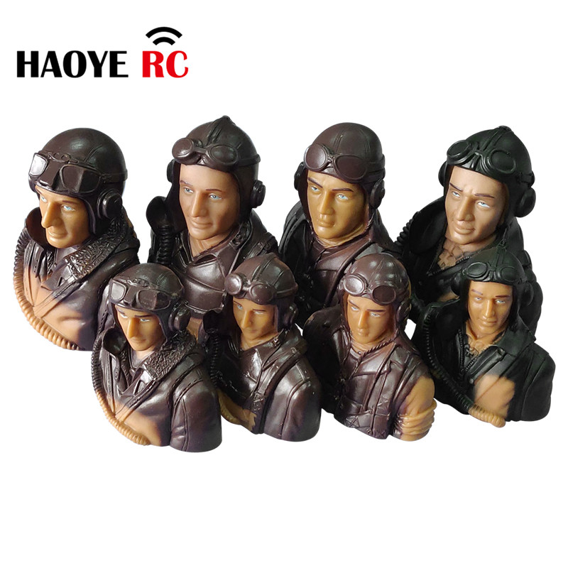Rc Hobby Online - Haoye 1 Pc 1/6 1/5 スケール民間パイロットフィギュア帽子おもちゃモデル