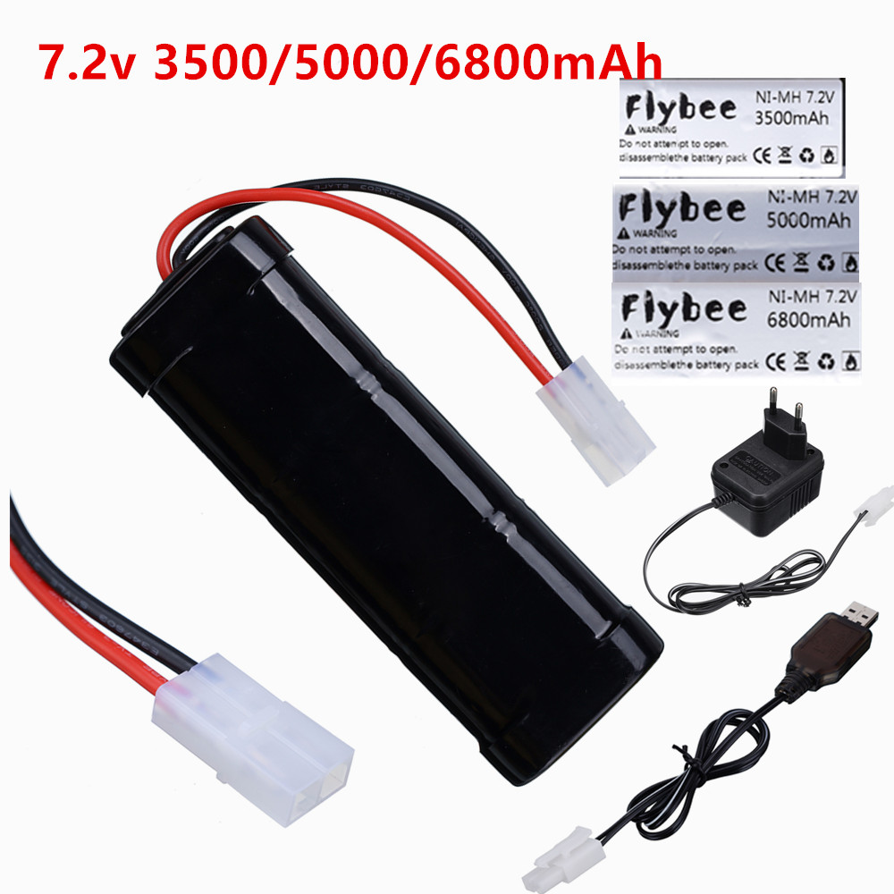 Rc Hobby Truck - 新しい 7.2V バッテリー 5000/6800mAh NiMH バッテリーパック