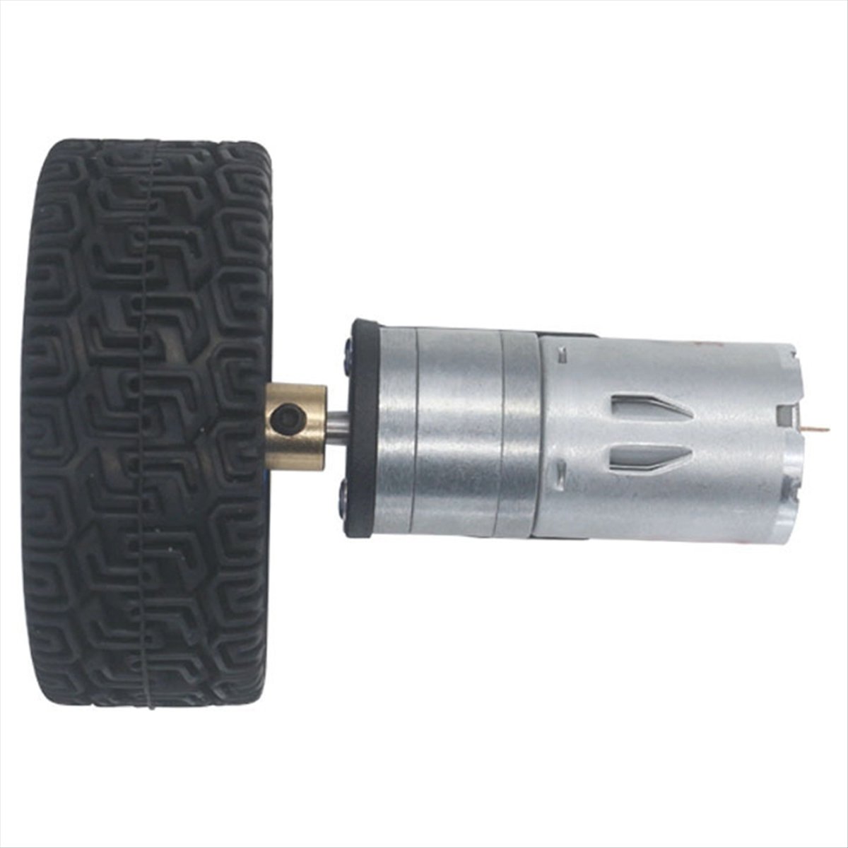 Rc Hobby Tool Kit - A24I 6Vキット ホビーRC車両DCギアモーター ロボットパーツ 65mmホイールキット 60