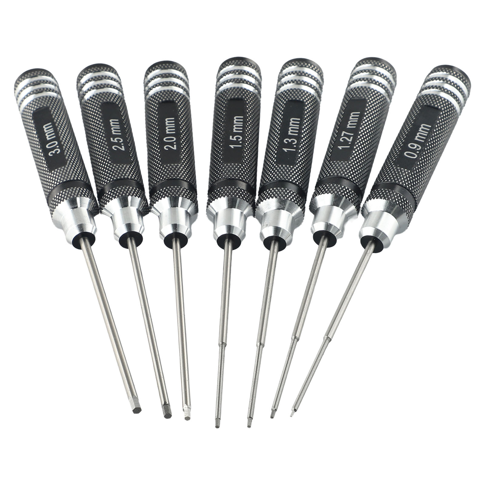 Rc Hobby Tool Kit - ドライバー,六角形,0.9〜3.0mm, 7個