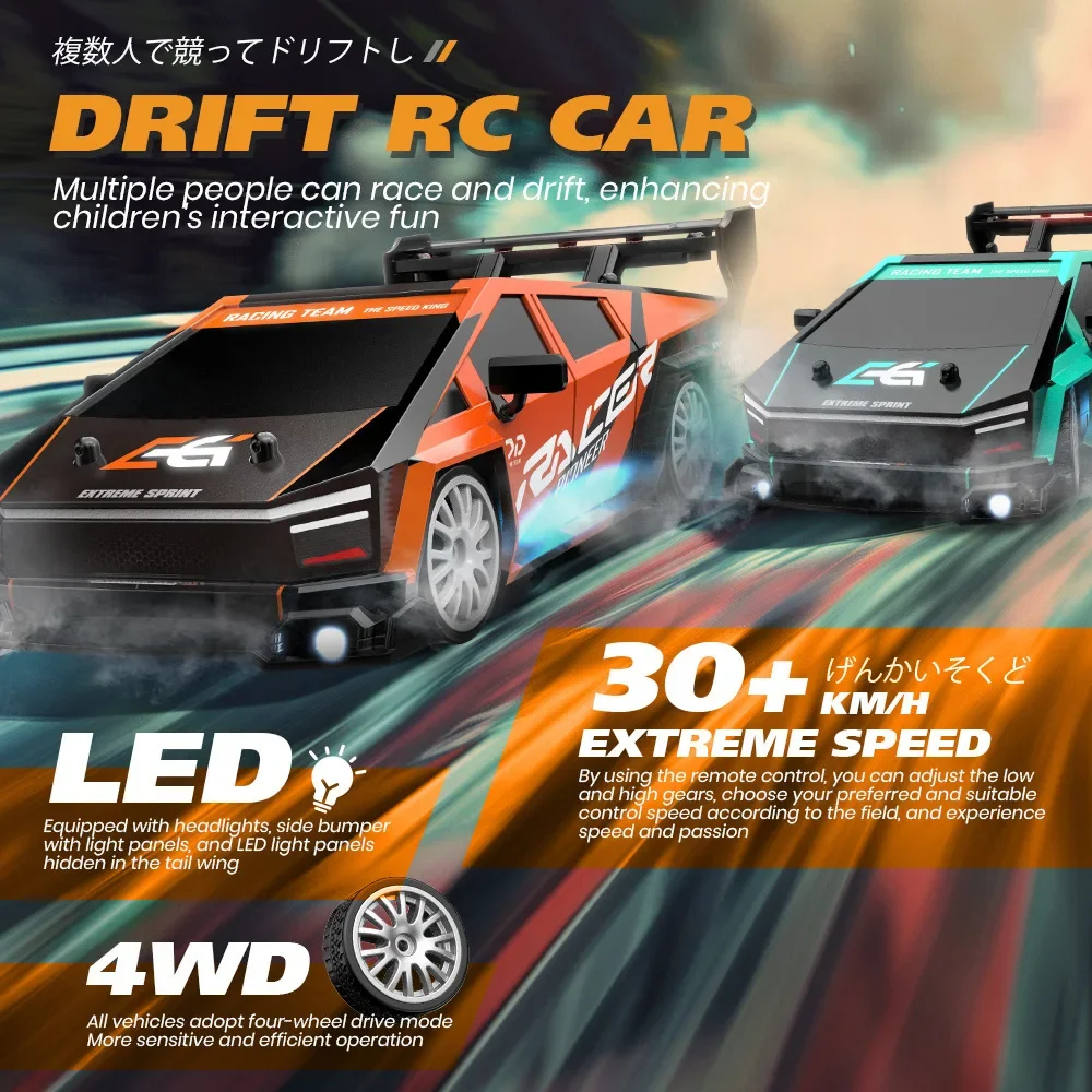Rc Hobbyking Shop - 1:24 RCカー キッズトイ 30Km/h ラジコンレーシングカー ラジオコントロールドリフトカー