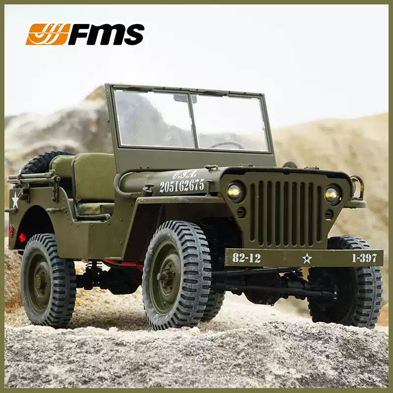 Rc Hobby Zone - FMS 1/6 クライマー 1941 ウィリス MB