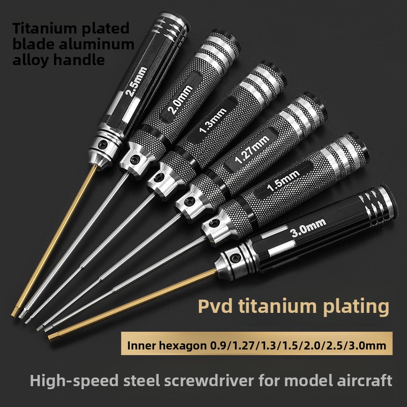 HSS/TiCN 六角ドライバーセット メトリック超硬質 R - Rc Hobby Tool Kit のレビューと価格