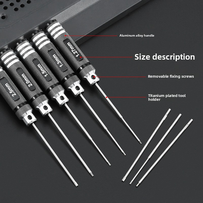 HSS/TiCN 六角ドライバーセット メトリック超硬質 R - Rc Hobby Tool Kit のレビューと価格