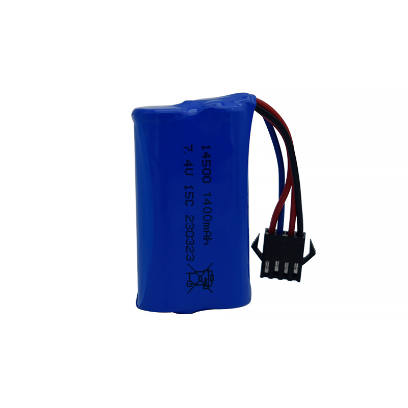7.4V 1400mAh 14500 リチウムイオンバッテリ - Rc Hobby Truck のレビューと価格