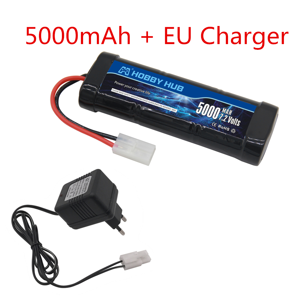 7.2V 5000mAh ニッケル水素バッテリーパック タミ - Rc And Hobby のレビューと価格