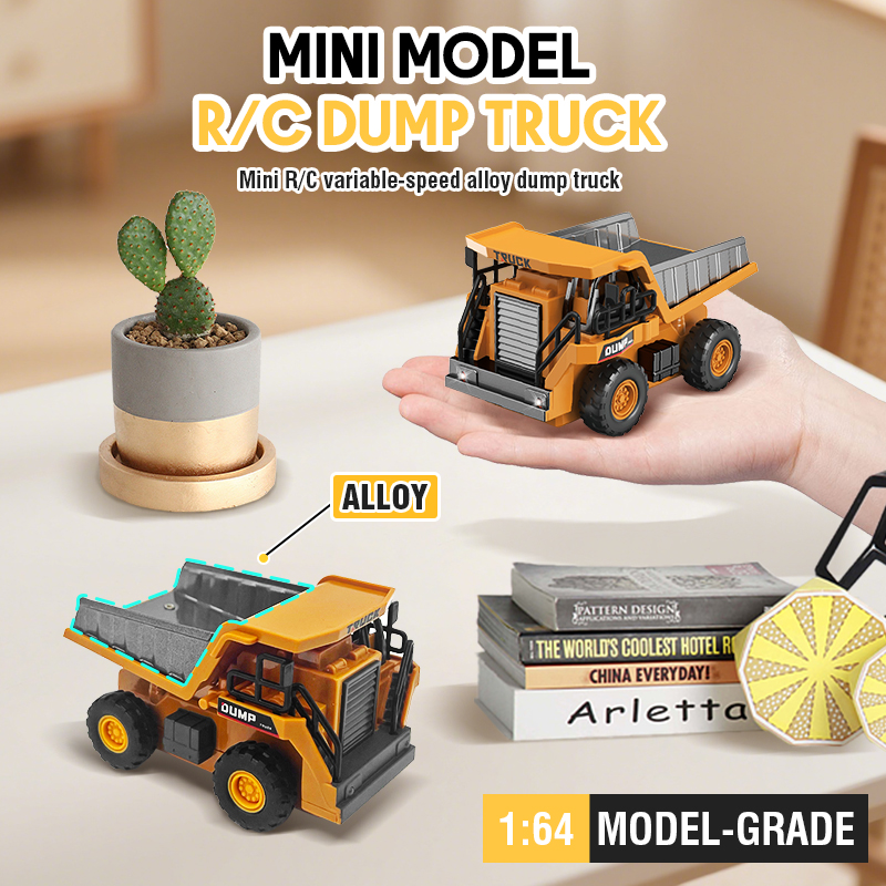 1:64 デスクトップ Rc カーミニ合金ダンプトラックサウ - Rc Hobbyking Shop のレビューと価格