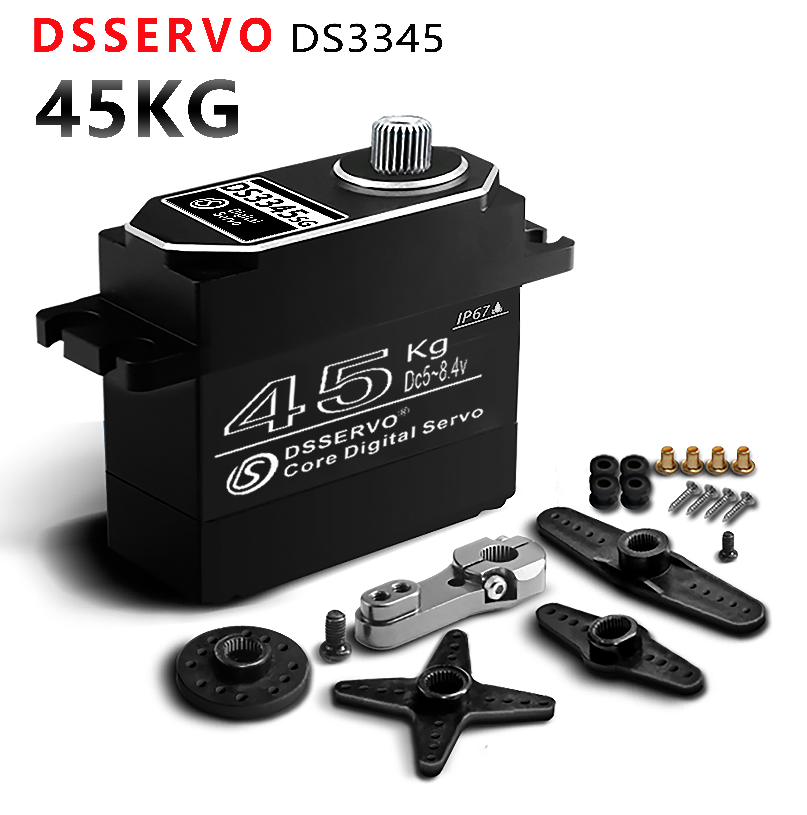 Dsservo IP67 防水サーボ 45KG アルミケース - Rc Hobby Truck のレビューと価格