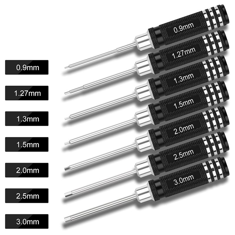 A25I-RC ツールキット 7PCS 精密六角ドライバーセ - Rc Hobby Tool Kit のレビューと価格