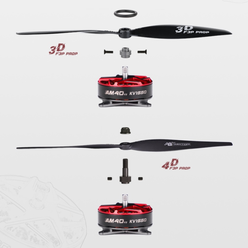 T-Hobby AM40 V2 3D/4D 2-3S 強力な - Rc And Hobby のレビューと価格