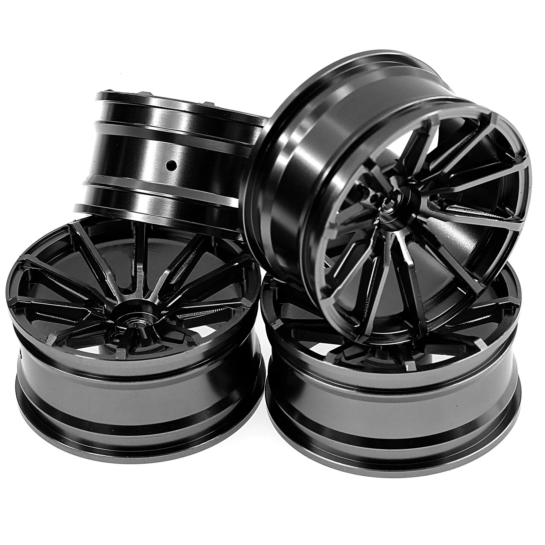 4 個 CNC アルミ合金ホイールリム 1/10 RC ツー - Wheel Rim Rc のレビューと価格