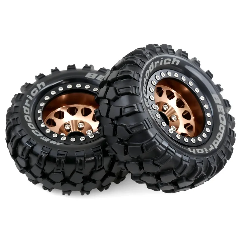 4個入り 1.9インチ ビードロック RCホイールリムセット - Wheel Rim Rc のレビューと価格