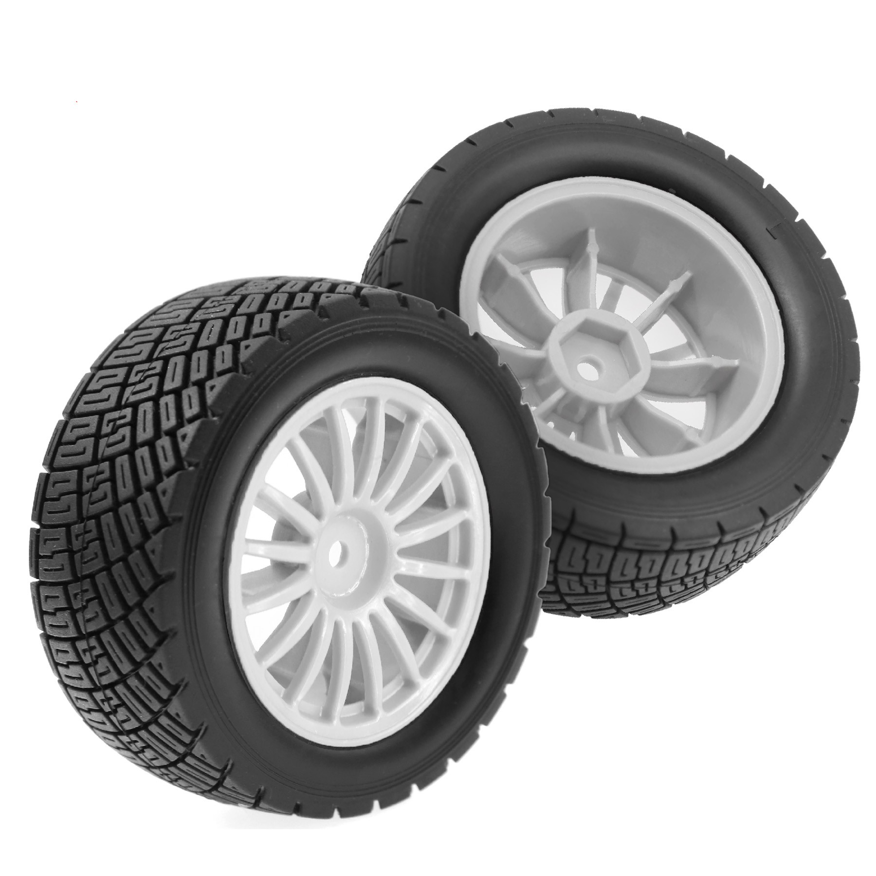 78mm 1/10 RCラリーラバータイヤ＆ホイールリム 1 - Wheel Rim Rc のレビューと価格
