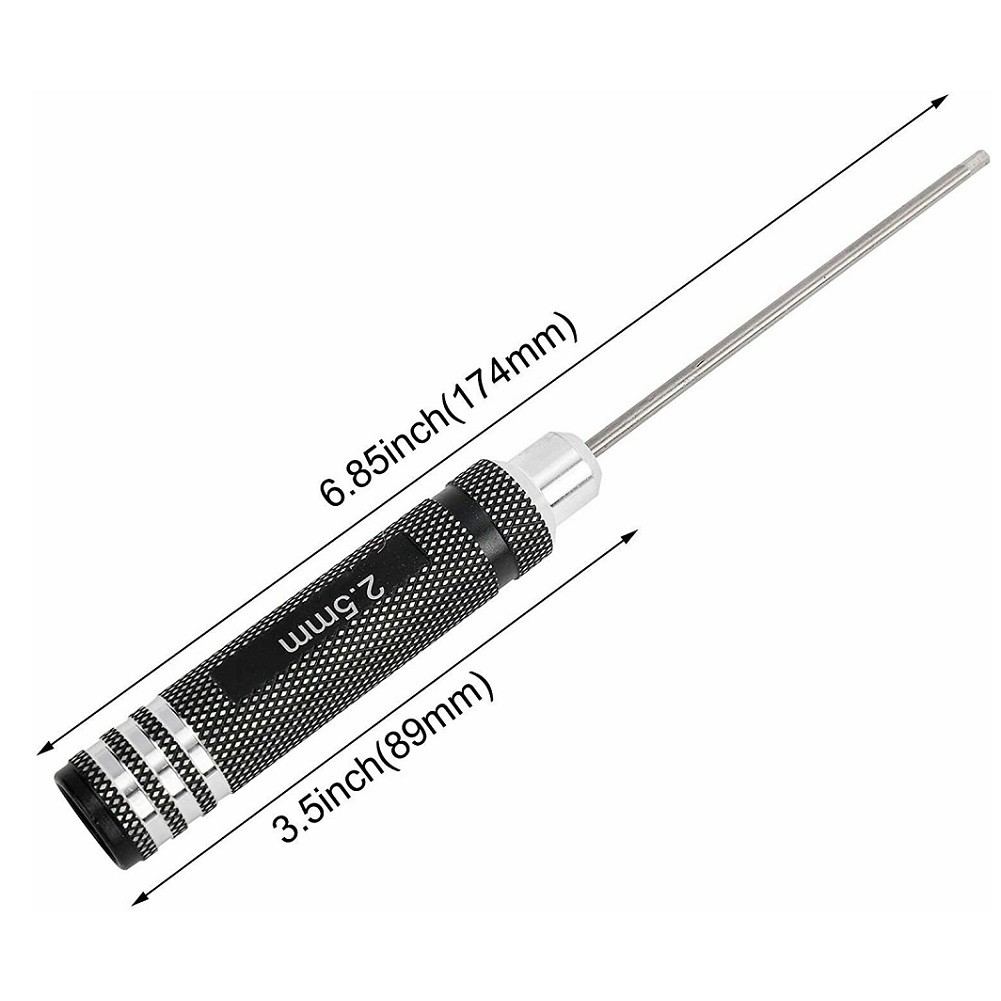 ドライバー,六角形,0.9〜3.0mm, 7個 - Rc Hobby Tool Kit のレビューと価格