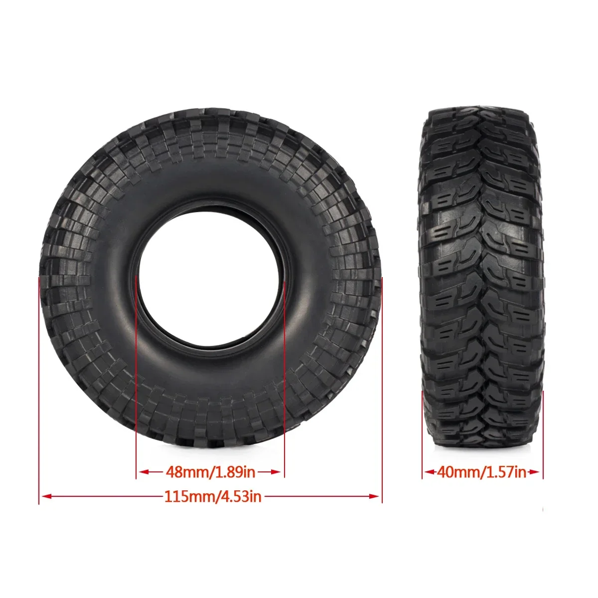 Beadlockホイール用挿入フォーム付きゴムタイヤ、rcク - Wheel Rim Rc のレビューと価格