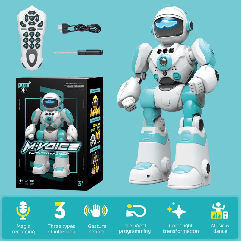 インテリジェント音声ロボットジェスチャー遠隔操作プログラミン - Rc Hobbyking Shop のレビューと価格