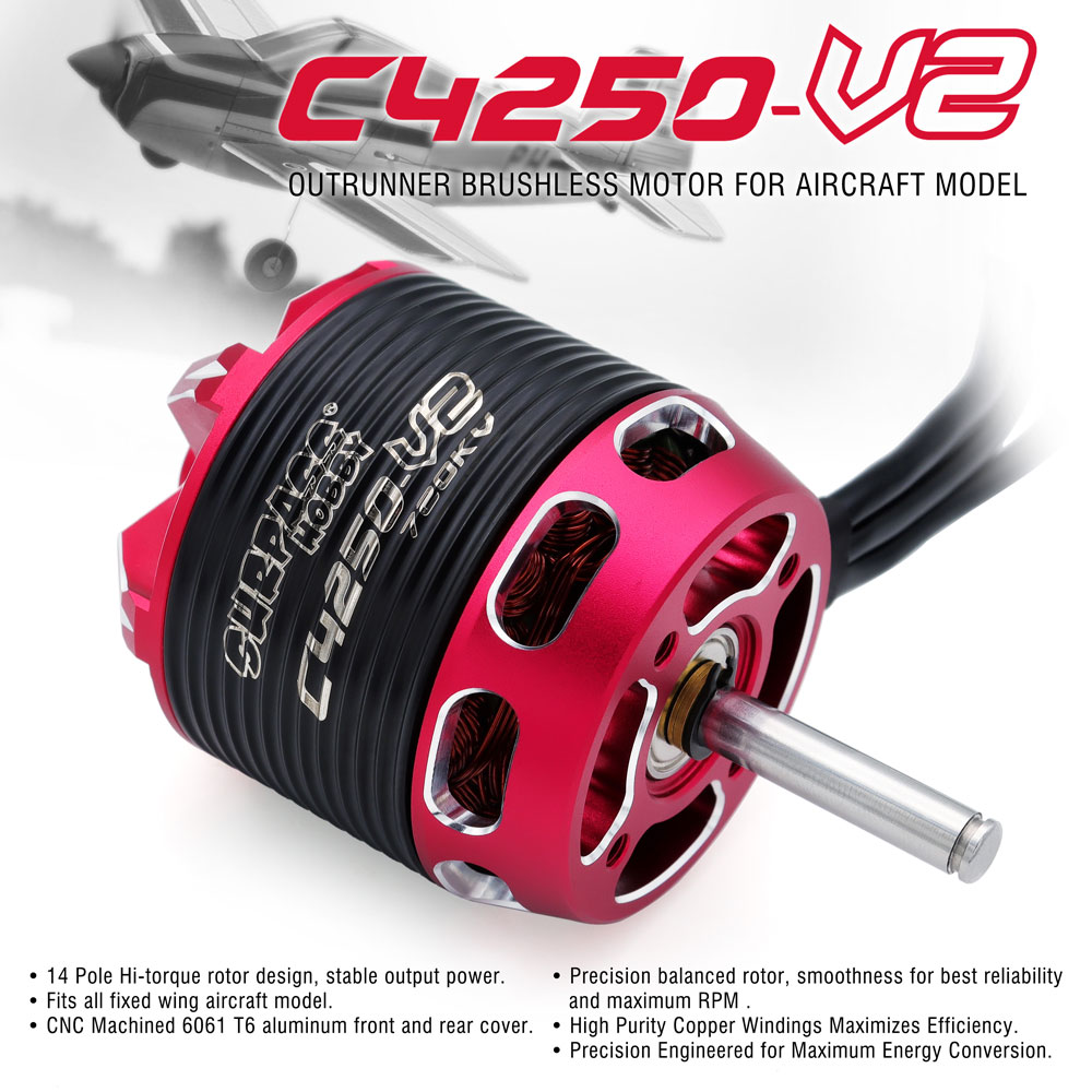 SURPASS HOBBY C4240 750KV/850K - Rc Hobby Online のレビューと価格