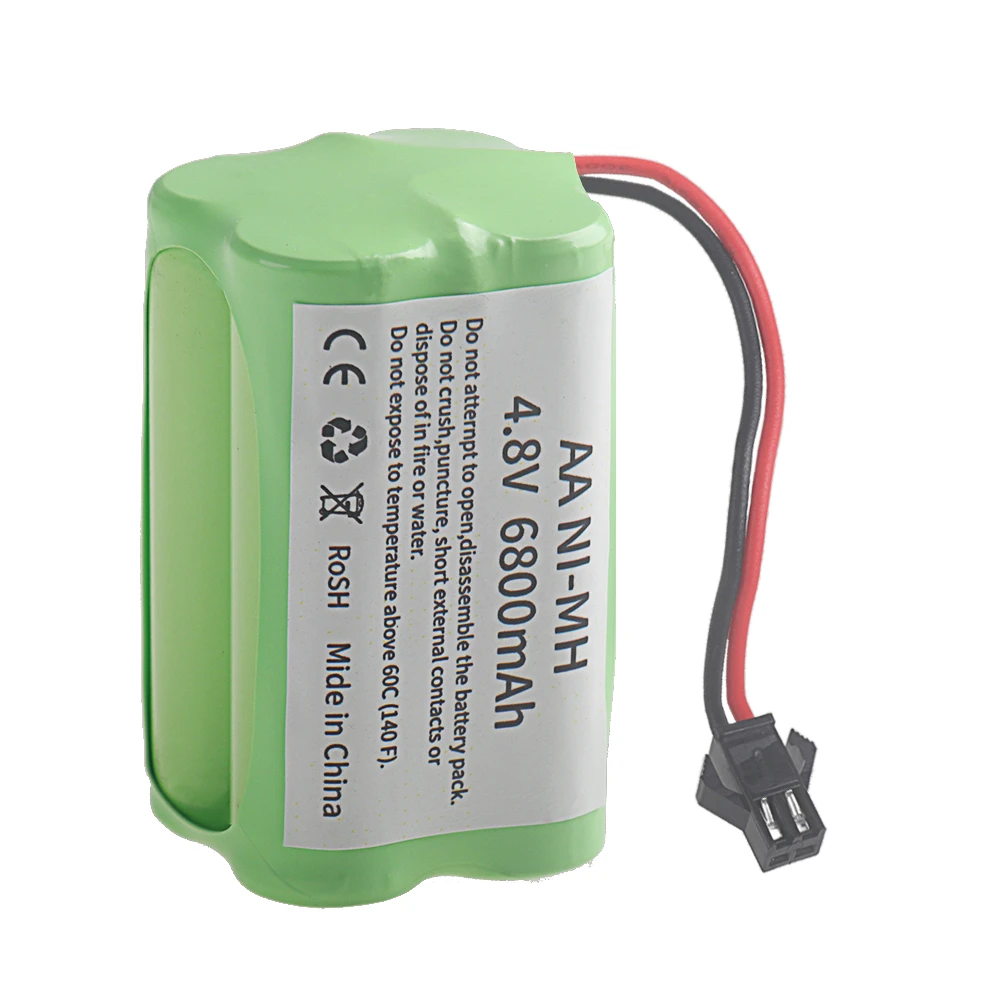 ニッケル水素電池 6800mAh 4.8V 4*AA バッテ - Rc Hobby Truck のレビューと価格
