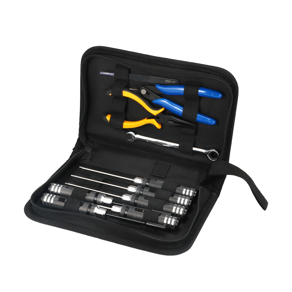 10個入り 10in1 FPVドローンRCツールキット 精密 - Rc Hobby Tool Kit のレビューと価格