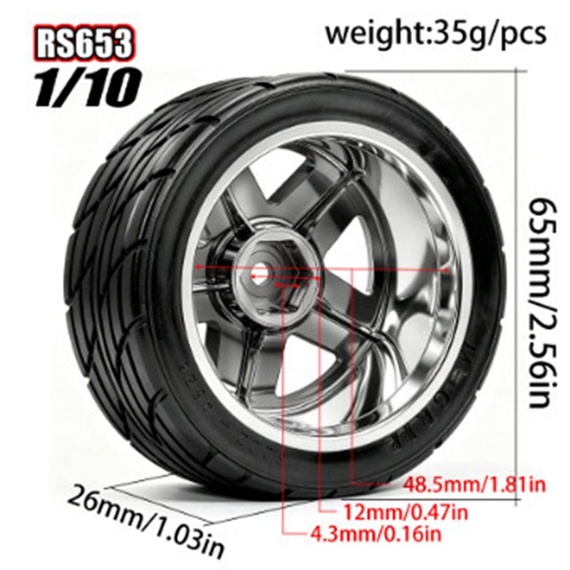 WOWFU-1/10 RC カーオンロードフラットレーシング - Wheel Rim Rc のレビューと価格