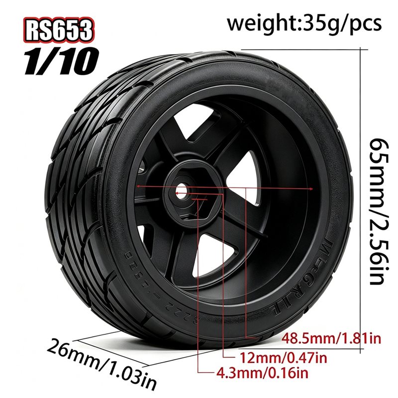 WOWFU-1/10 RC カーオンロードフラットレーシング - Wheel Rim Rc のレビューと価格